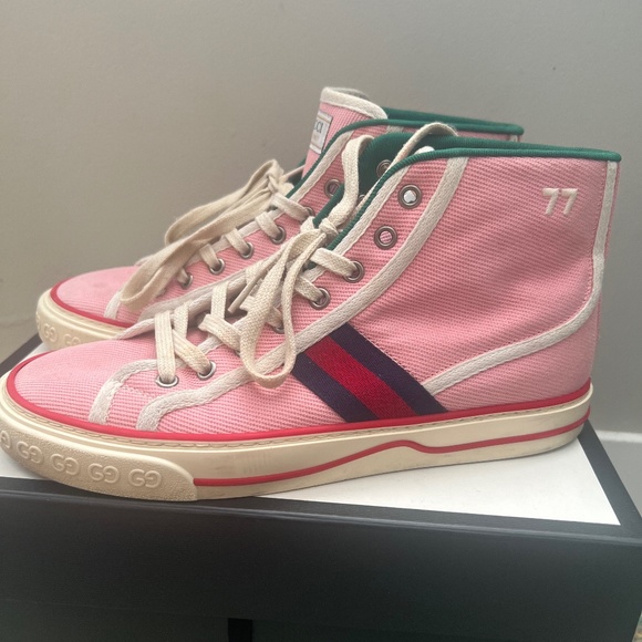 Gucci 1977 tennis high top sneakers - Picture 1 of 8